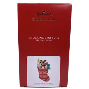 Hallmark 2021 STOCKING‎ STUFFERS RED Keepsake Ornament Special Edition